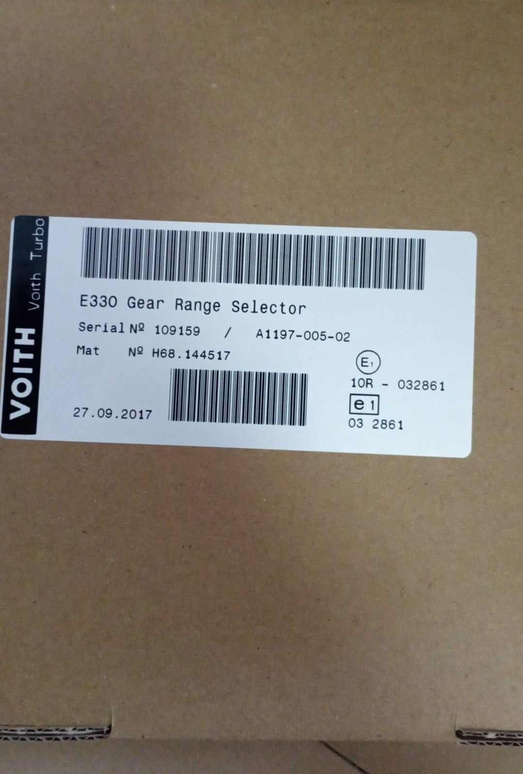 E330 GEAR RANGE SELECTOR - V.BM68144517